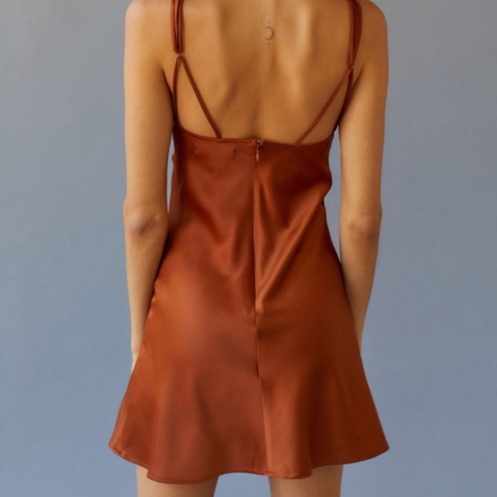 NWT UO Pretty Please Cut Out Mini Dress - Picture 4 of 4